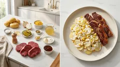 Barbecue-Hüftsteak mit cremigem Kartoffelsalat – perfekt fürs nächste Grillmenü