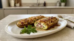 Gefüllte Zucchetti mit Ricotta und Salami – saftig aus dem Ofen, oben knusprig