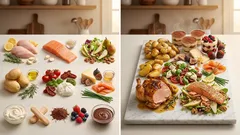 Last-Minute-Festtagsbuffet: Apéroplättli, Burrata-Bruschetta, Poulet & Tiramisu im Glas