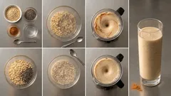 Cremiger Hafer-Chia-Batido mit Zimt: 4 Zutaten, in 10 Minuten gemixt