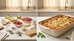 Lasagne Bolognese, die immer gelingt – mit sämiger Béchamel und knuspriger Kruste