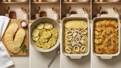 Calamari arreganati aus dem Ofen – mit Kartoffeln und knuspriger Kräuterkruste