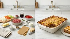 Lasagne selbst gemacht: mit klümpchenfreier Béchamel und goldbrauner Parmesan-Kruste