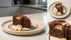 Saftiger Birnen-Schokokuchen mit Mandeln – gelingt sicher und bleibt lange frisch