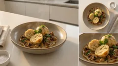 Semmelknödel mit Rahmpilzen: So werden sie locker und richtig saftig