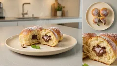 Brioche alla Nutella: luftige Hefebrötli, noch lauwarm gefüllt – ideal fürs Zmorge