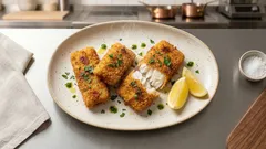 Panierter Bacalao aus dem Airfryer – knusprige Kruste, saftig innen