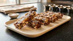 Nuss-Dattel-Riegel ohne Backen – saftig, schnell gemacht und ideal fürs Znüni