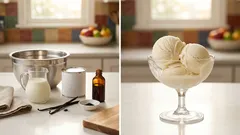 Cremiges Vanilleglace ohne Glacemaschine – No-Churn-Rezept mit nur 3 Zutaten