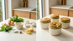 Brennnessel-Soufflé aus dem Ofen: so wird es luftig, würzig und schön goldbraun