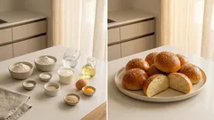 Fluffige Burger-Buns wie im Take-away – mit Joghurt im Teig, ganz einfach gebacken