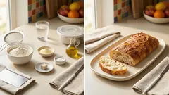 Ciabatte aus der Heissluftfritteuse – knusprig, luftig und mit ganz wenig Hefe